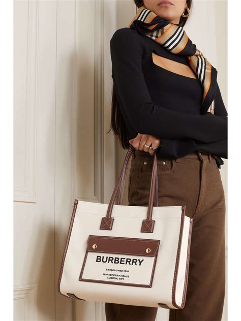 burberry shopper lederimitat|net a porter Burberry bag.